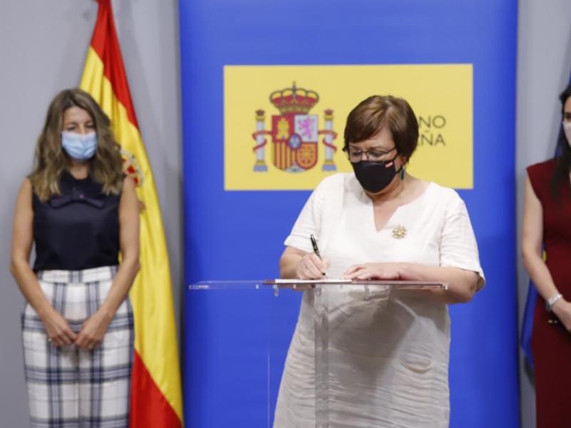 Mari Cruz Vicente: “Los reglamentos que hemos acordado representan un avance y contribuyen a la igualdad efectiva entre hombres y&nbsp;mujeres”